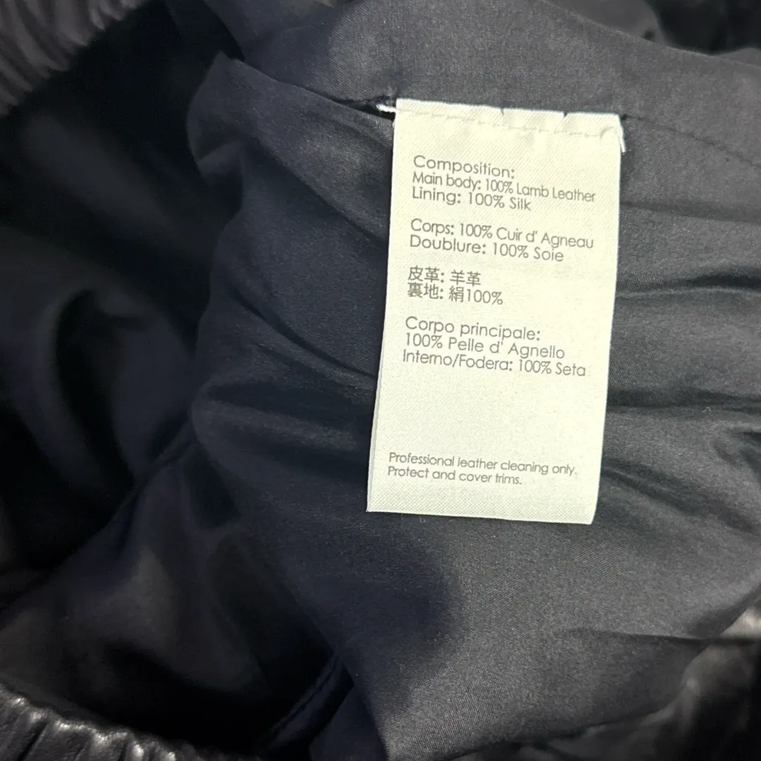 3.1 Phillip Lim Women's Black leather Jogger Pants