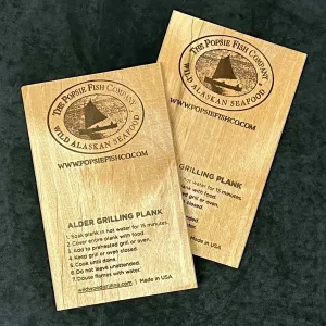 Alder Grilling Planks: 5x8" (Set of 2)