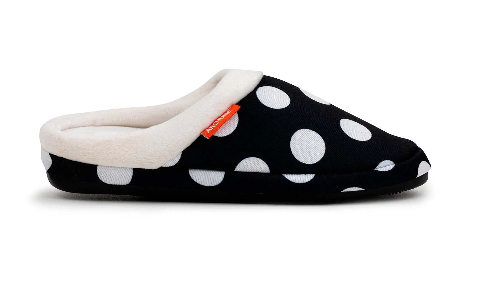 ARCHLINE Orthotic Slippers Slip On Arch Scuffs Pain Relief Moccasins - Polka Dots - EU 39