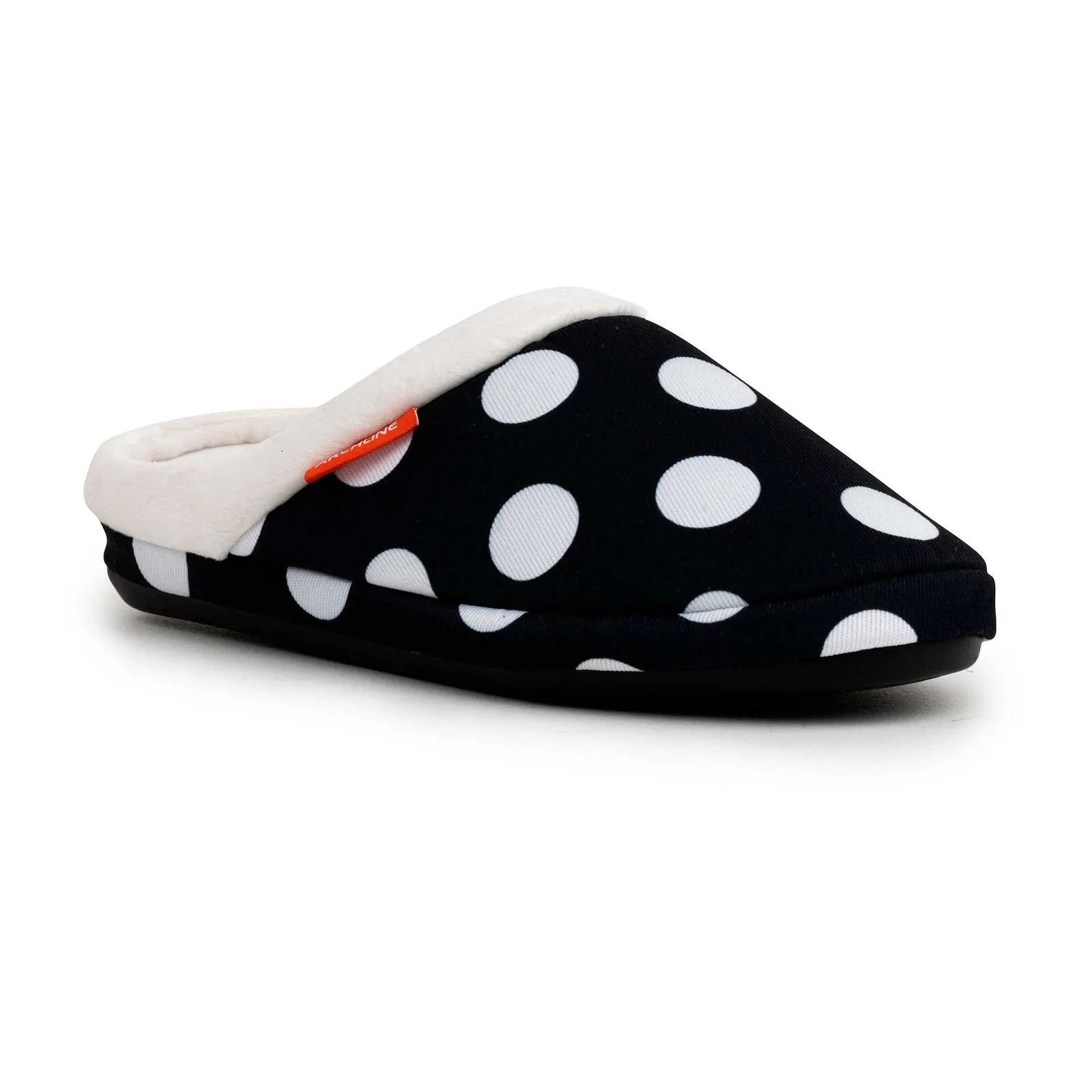 ARCHLINE Orthotic Slippers Slip On Arch Scuffs Pain Relief Moccasins - Polka Dots - EU 39