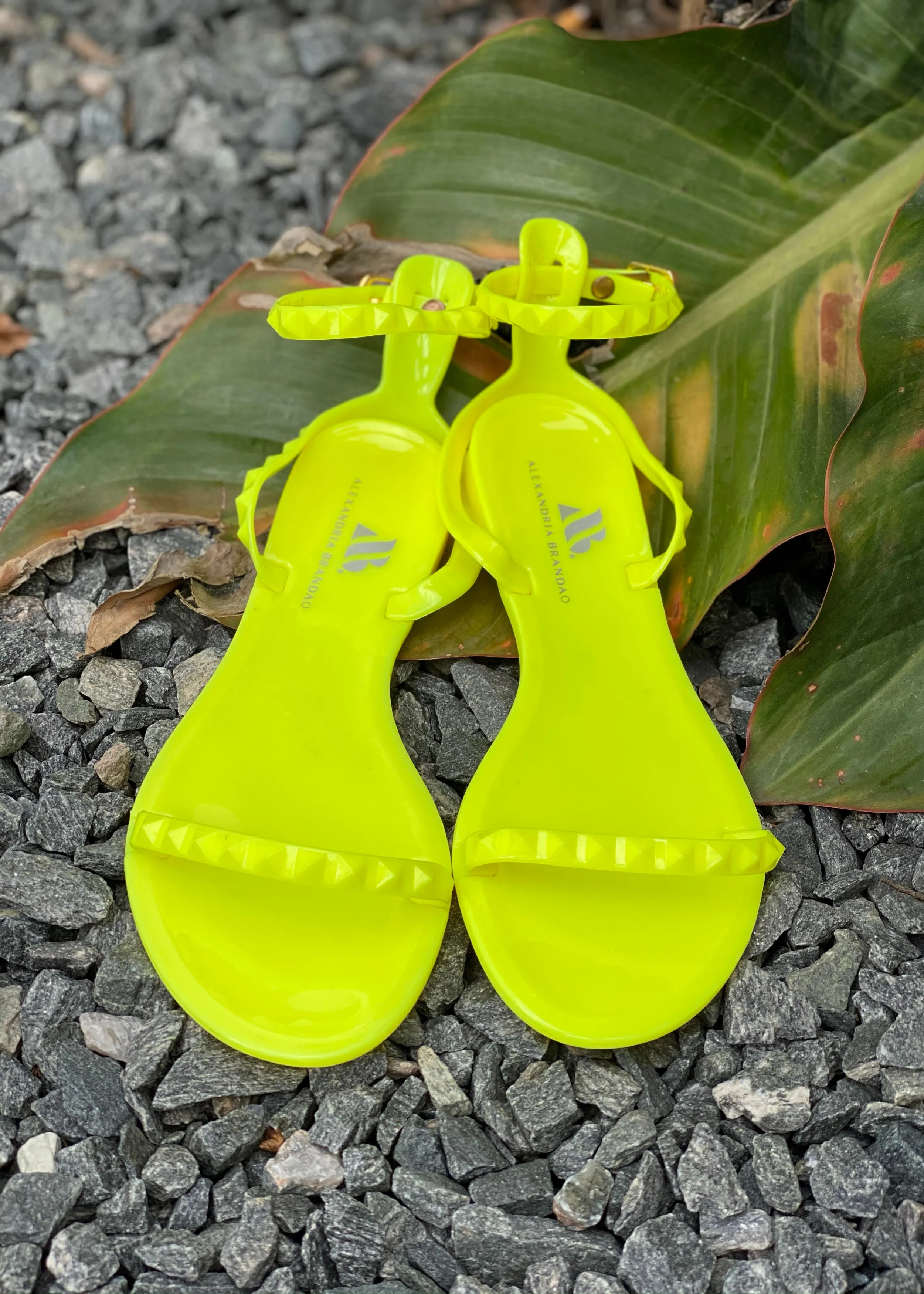 Aria Neon Yellow Sandal