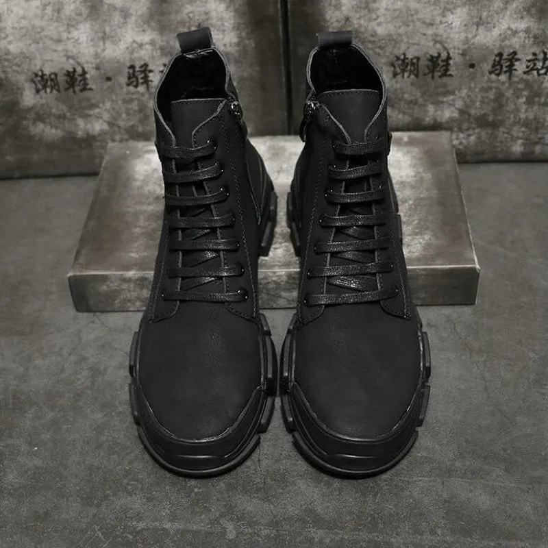 Basic Vintage Martin Style Men Casual Boots