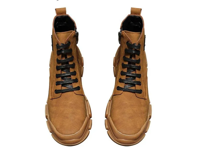 Basic Vintage Martin Style Men Casual Boots