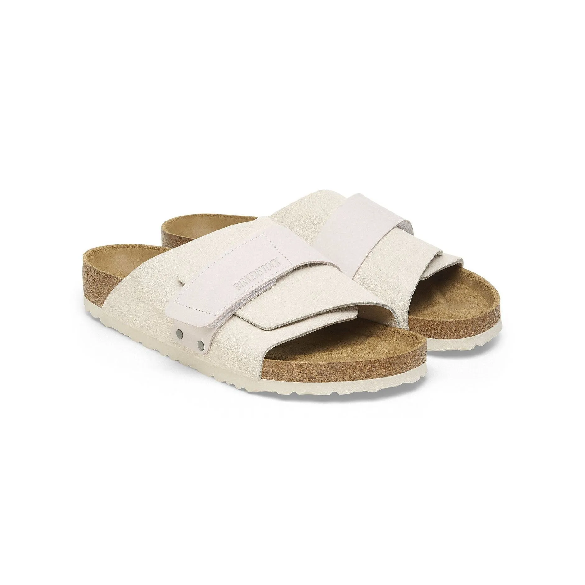 Birkenstock Kyoto Antique White Suede