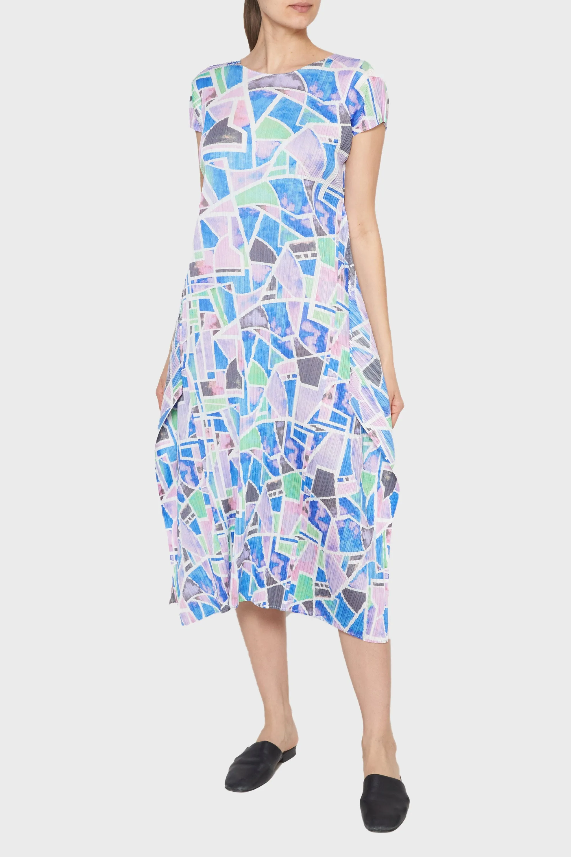 Canal Short Sleeve Dress - June