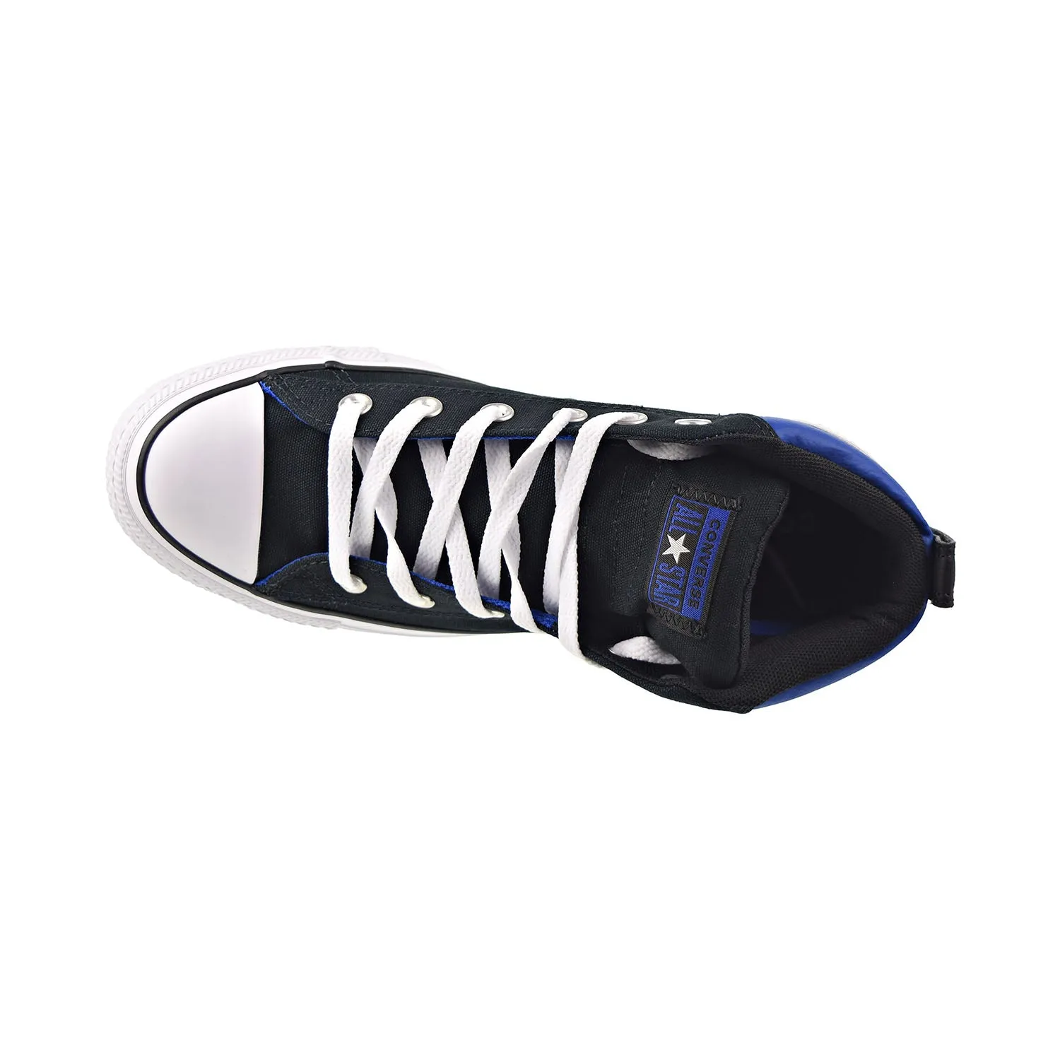 Converse Chuck Taylor All Star Street Mid Men's Shoes Black-White-Blue