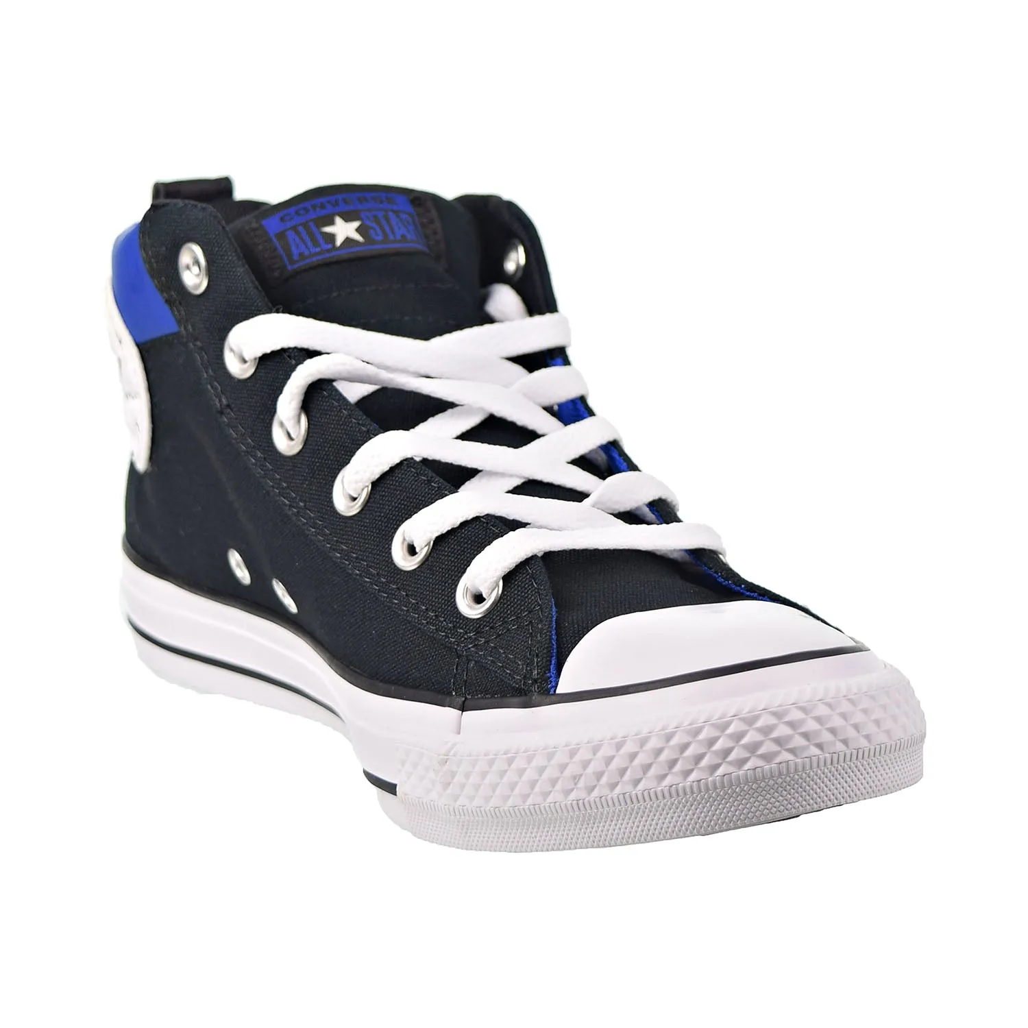 Converse Chuck Taylor All Star Street Mid Men's Shoes Black-White-Blue