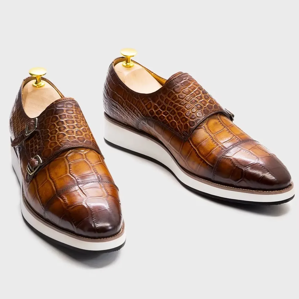 Croctex Monk Straps by Serpatura