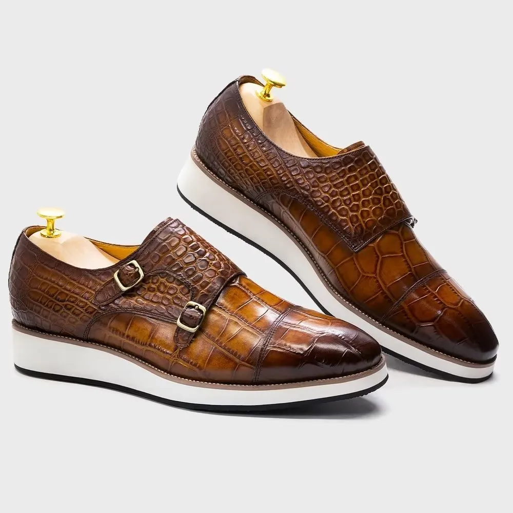 Croctex Monk Straps by Serpatura
