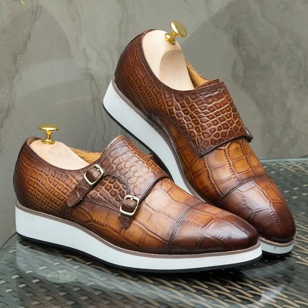 Croctex Monk Straps by Serpatura