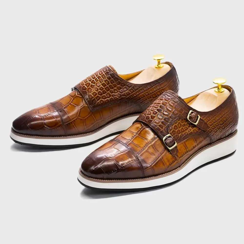 Croctex Monk Straps by Serpatura