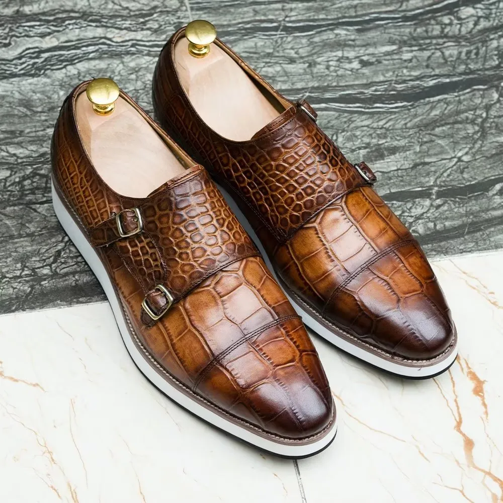 Croctex Monk Straps by Serpatura