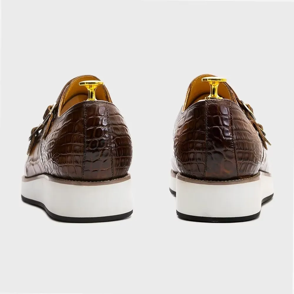 Croctex Monk Straps by Serpatura