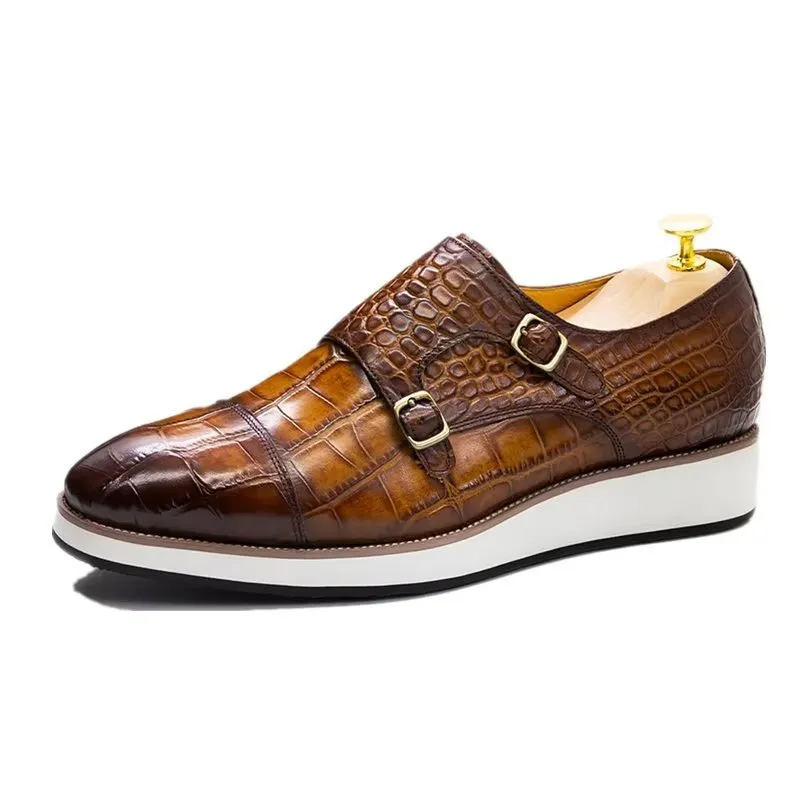 Croctex Monk Straps by Serpatura