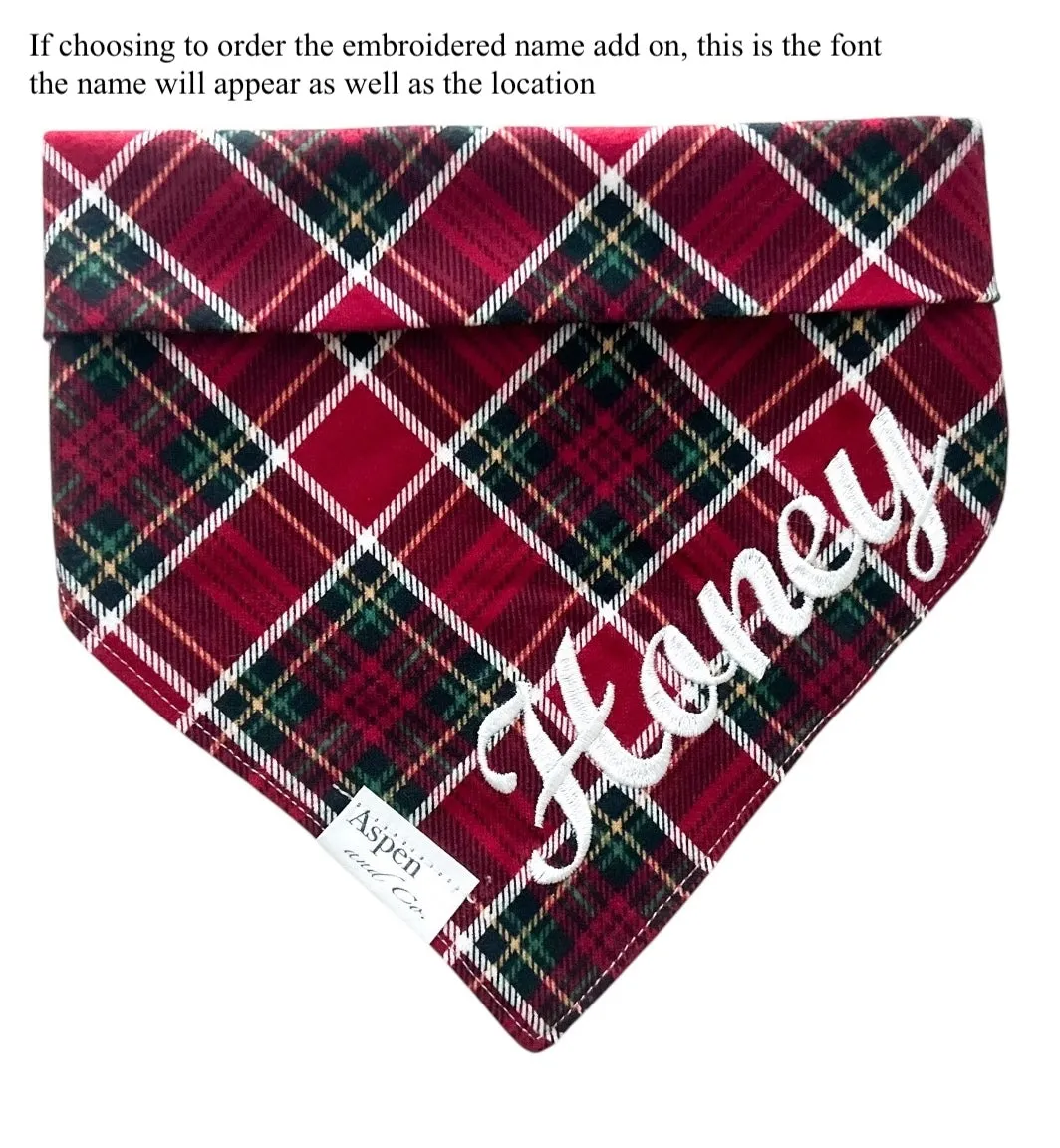 Cupcake Party -Dog Bandana- (Add on Embroidered Name Available)