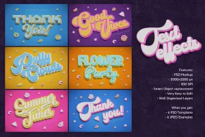Double 3D Text Effects