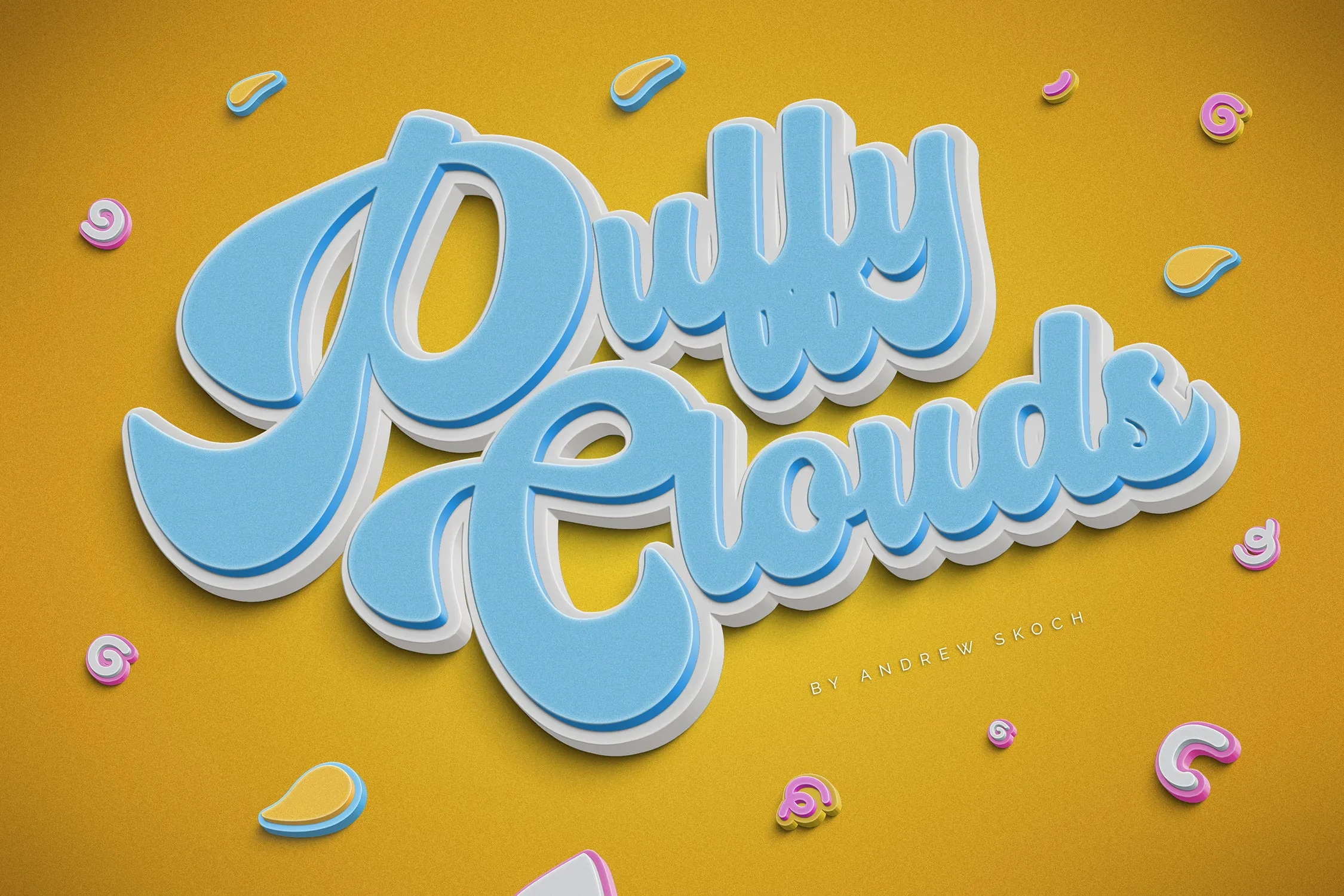 Double 3D Text Effects
