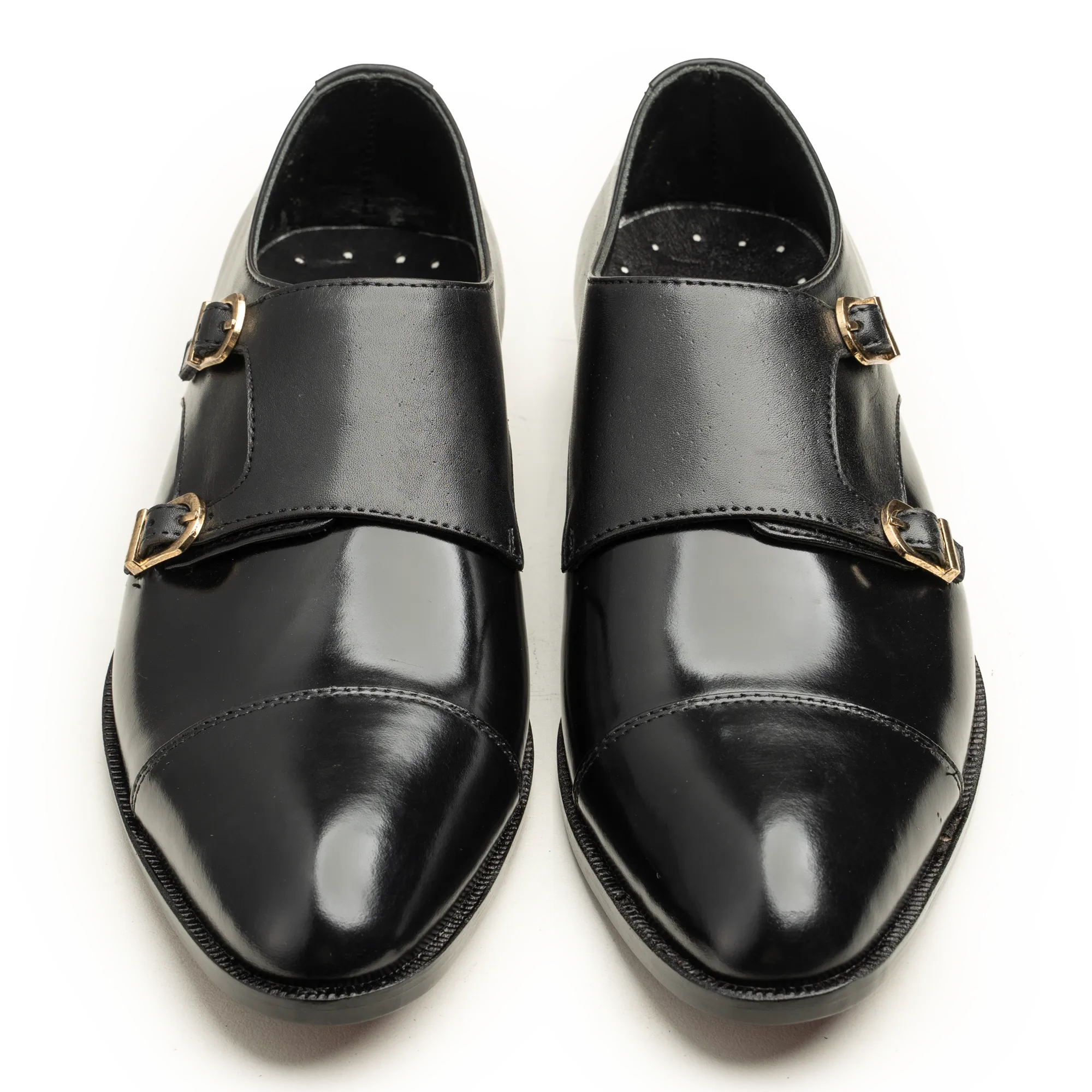 Double Monk Straps - 0125 BLK