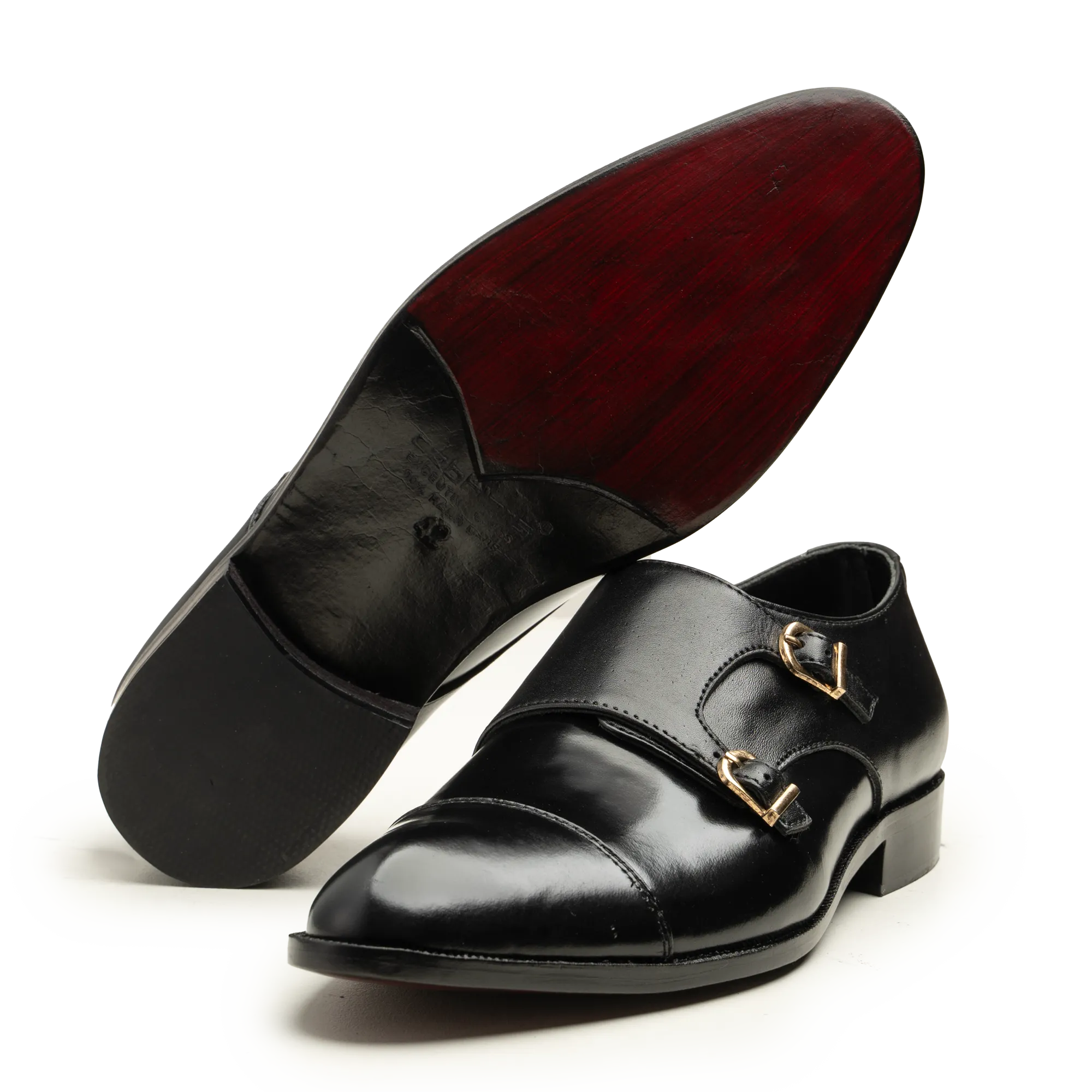 Double Monk Straps - 0125 BLK