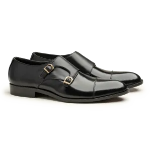 Double Monk Straps - 0125 BLK