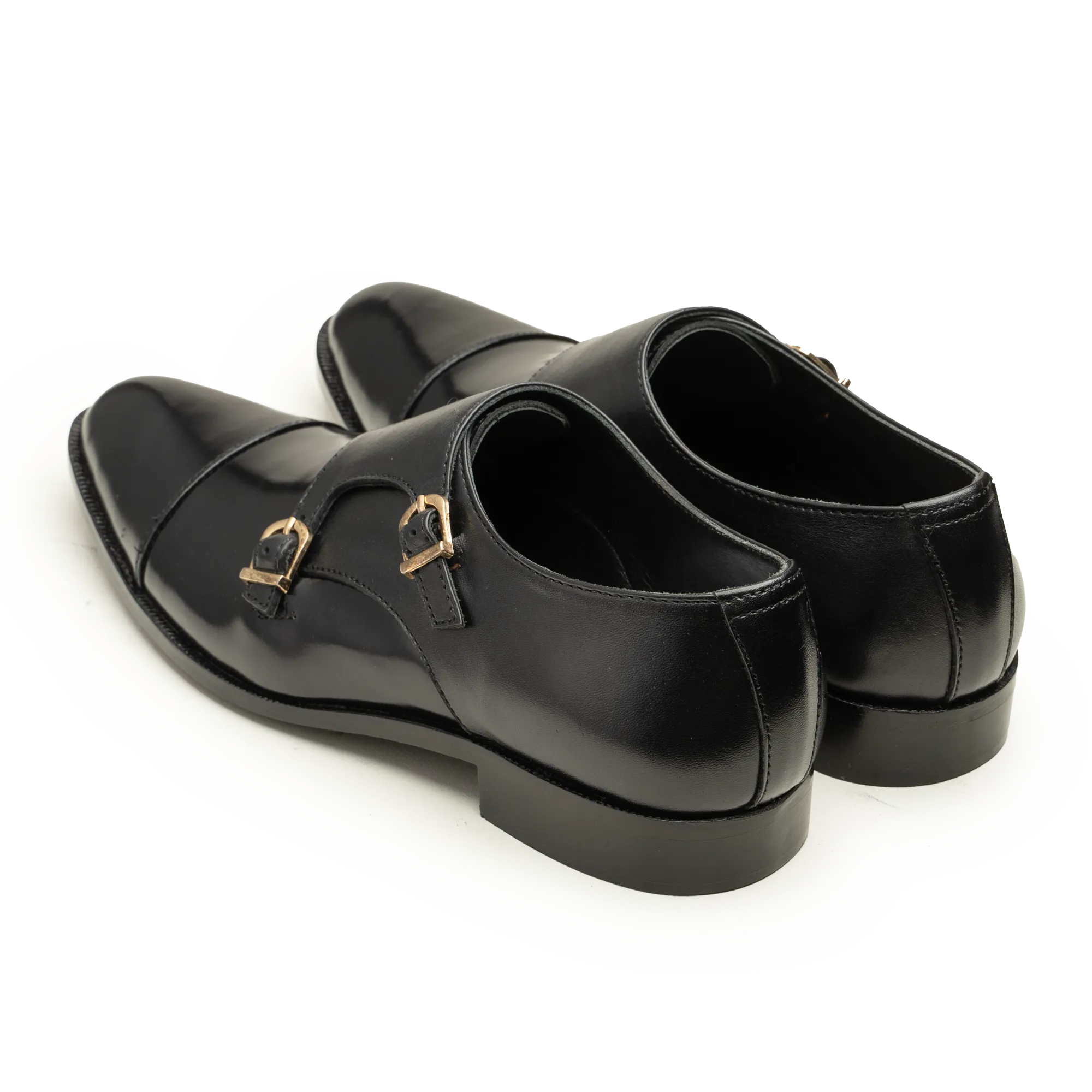 Double Monk Straps - 0125 BLK