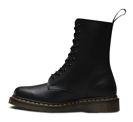 Dr Martens 1490 Black Smooth Leather 10 Hole Boots 11857001
