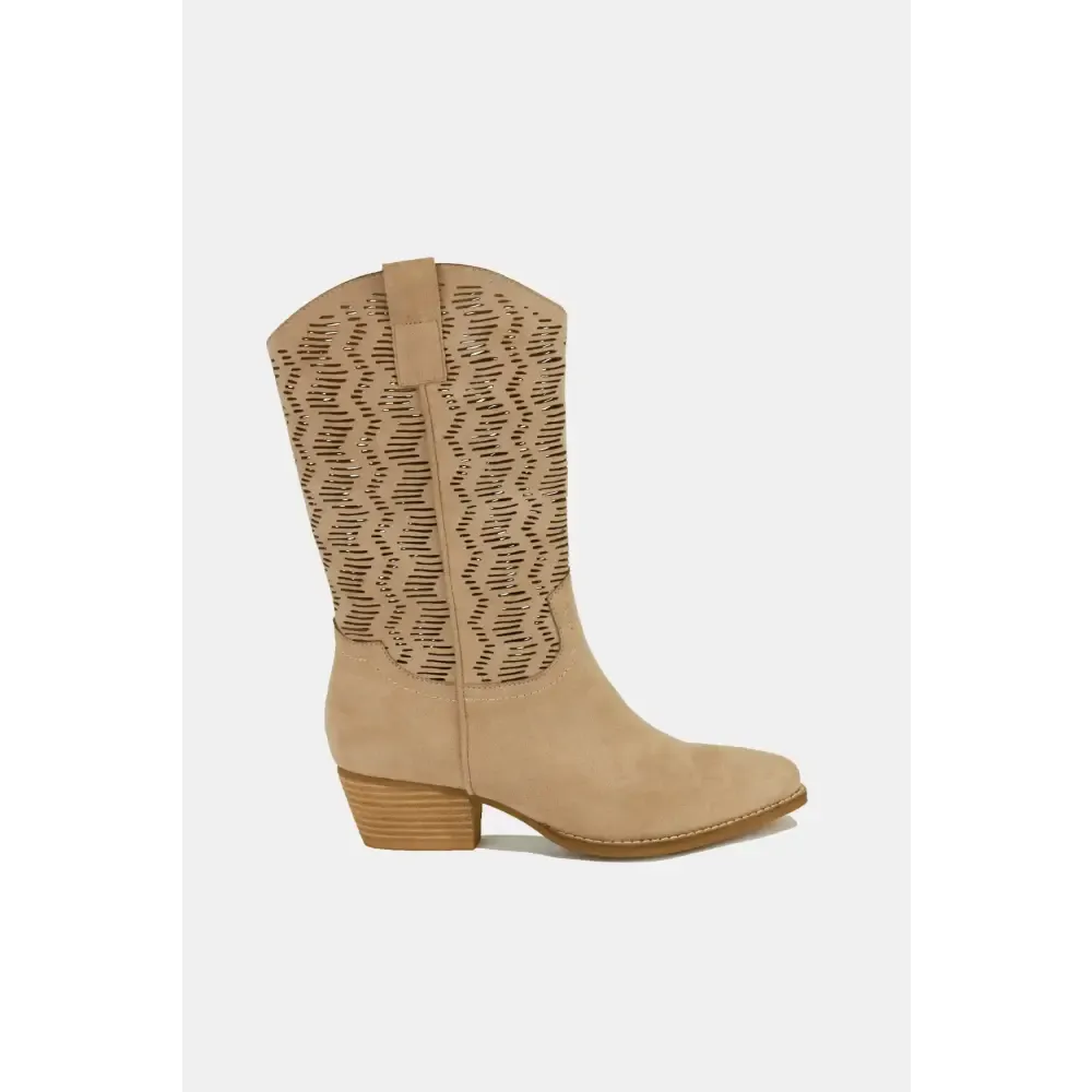 Elevate Your Look with Beast Fashion Luxury Suede Block Heel Boots