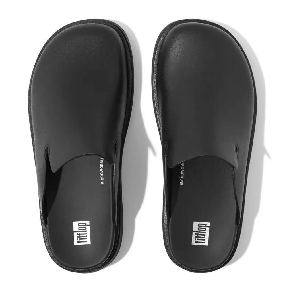 FitFlop Gen-FF Leather Mules Black