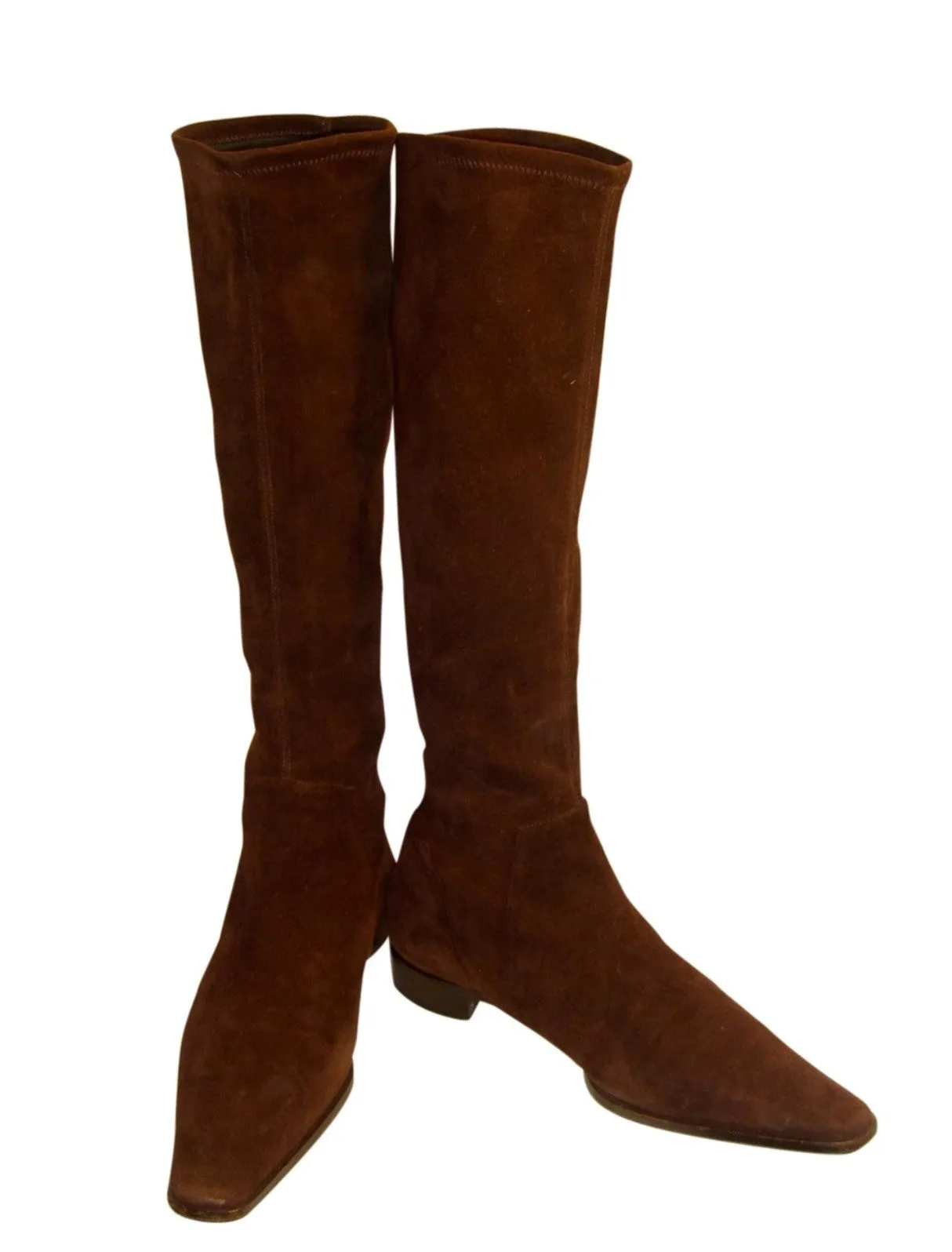 Fratelli Rossetti Women Brown Suede Boots Size 37.5 UK 4.5 US 7.5 LADIES