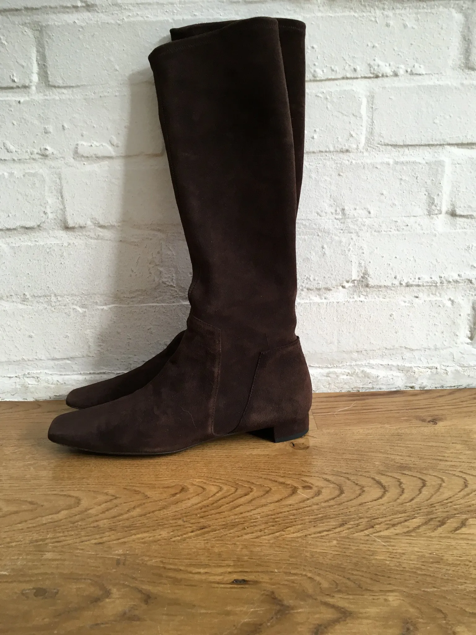 Fratelli Rossetti Women Brown Suede Boots Size 37.5 UK 4.5 US 7.5 LADIES