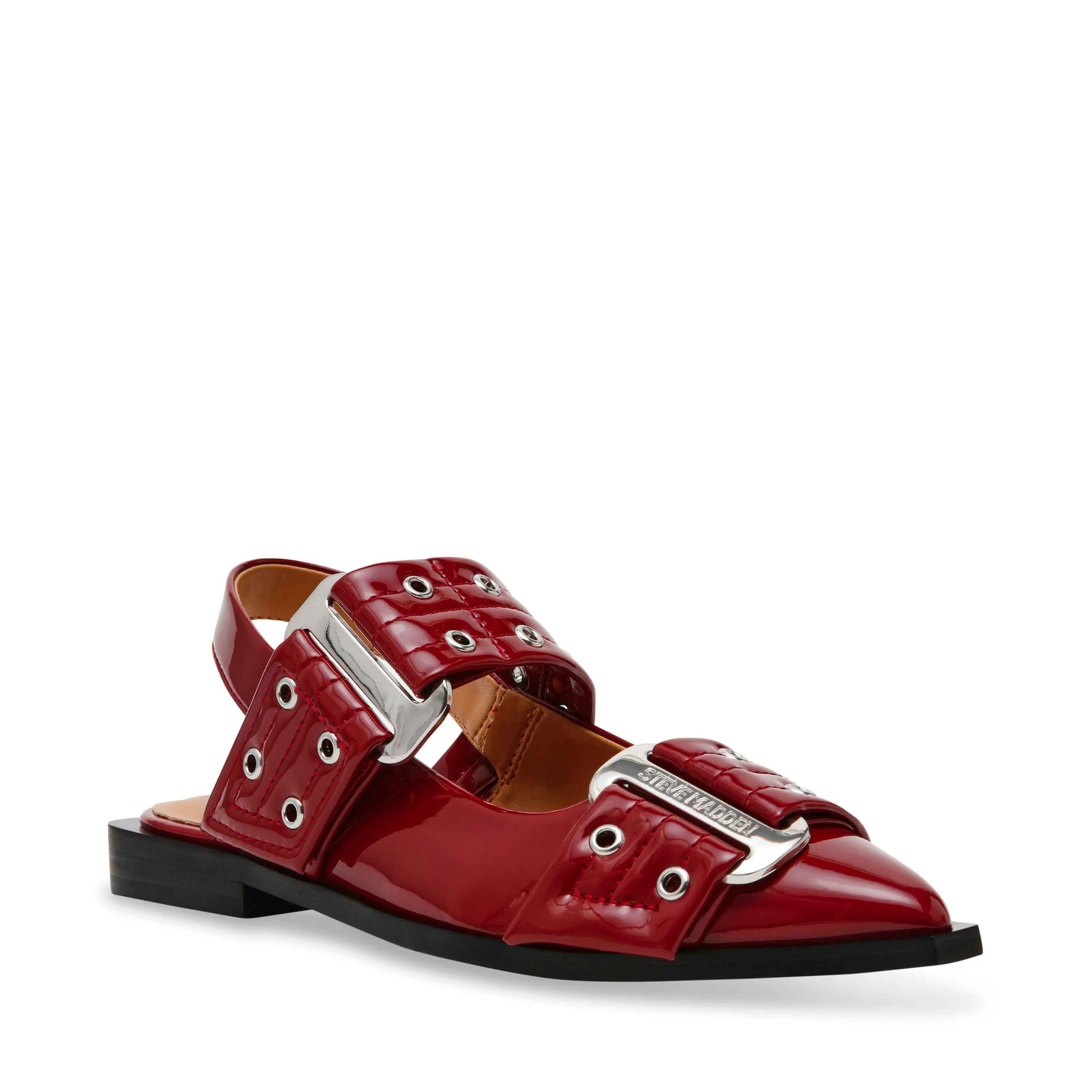 Grand Ave Sandal WINE PATENT