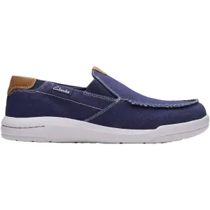 Men's Clarks Cloudsteppers Driftlite Step Navy Combi Synthetic