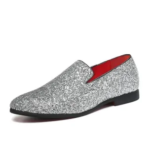 Men's Loafers & Slip-Ons Loafers Glitter / Sequin Wedding Casual Party & Evening Walking Shoes