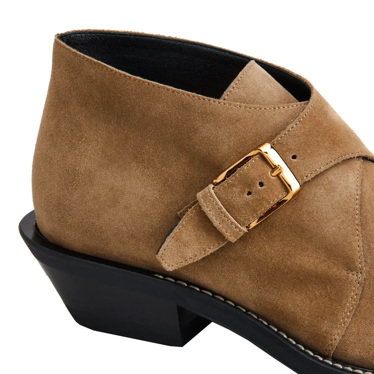 Monkstraps Boots in Suede