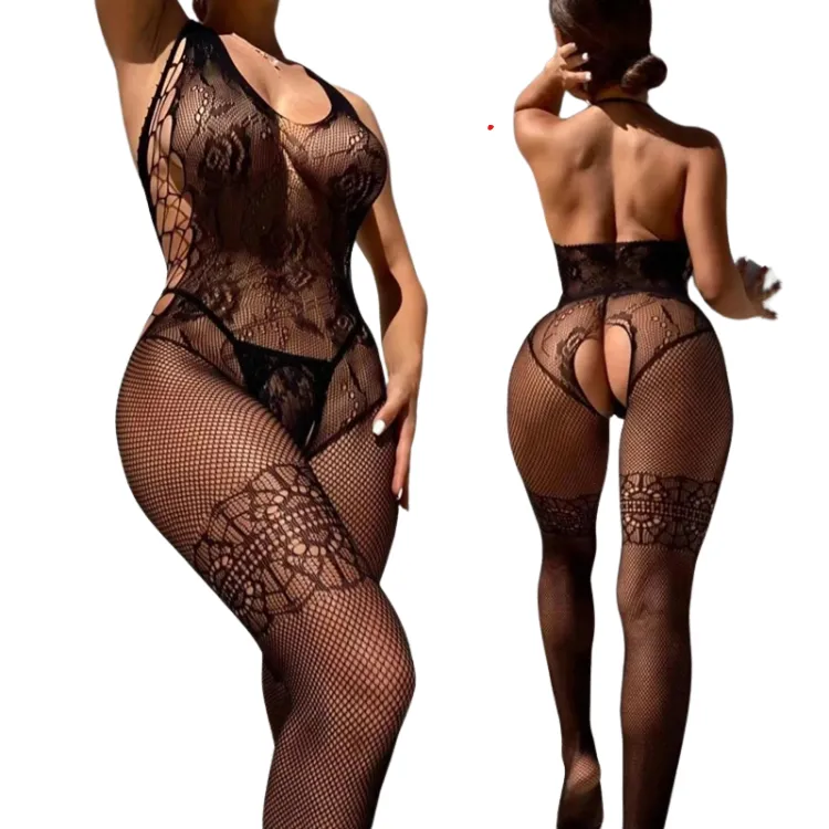 One-Piece Fishnet Hollow Temptation Tights