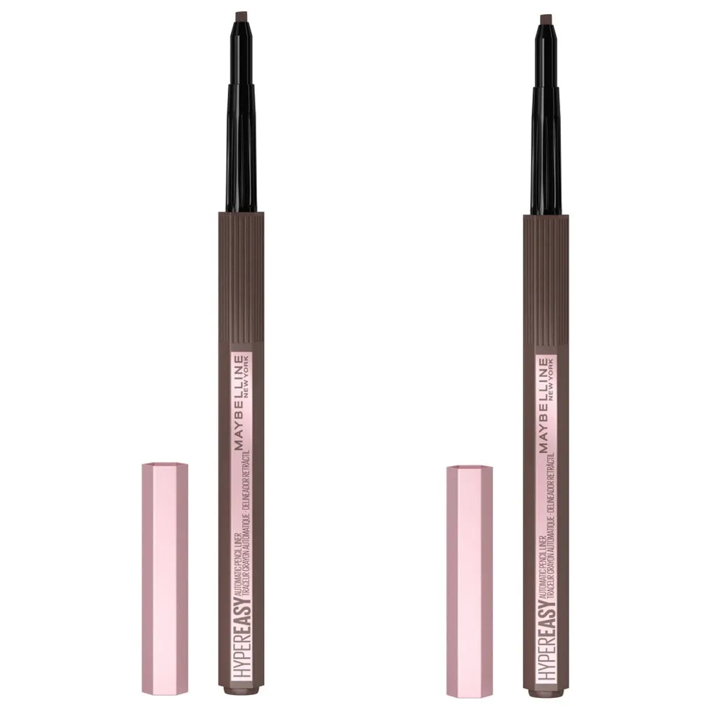 Pack of 2 Maybelline New York Hyper Easy Eyeliner, Medium Brown 003