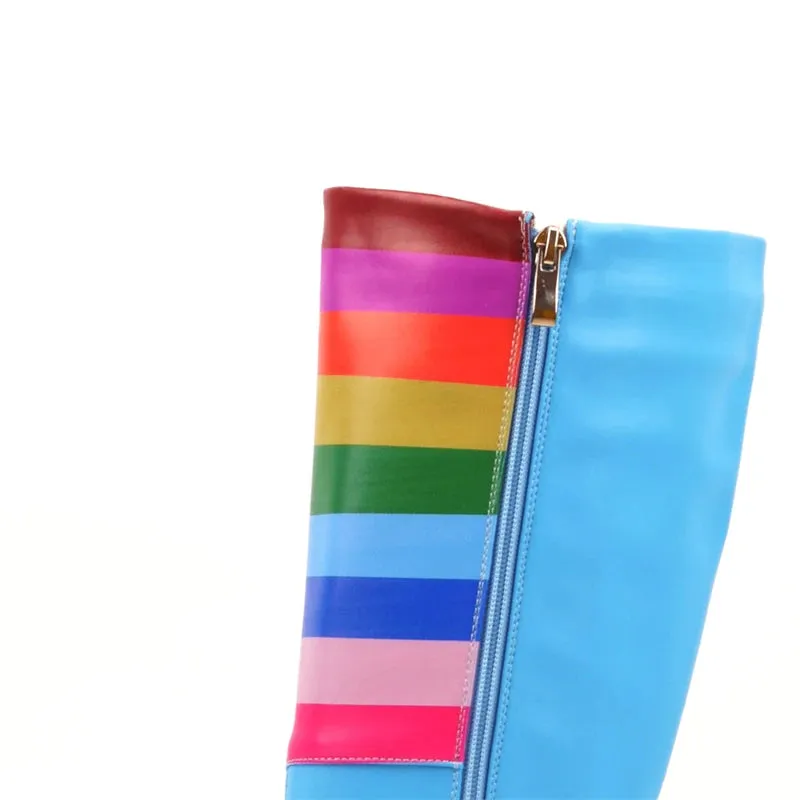 Rainbow Disco Boots