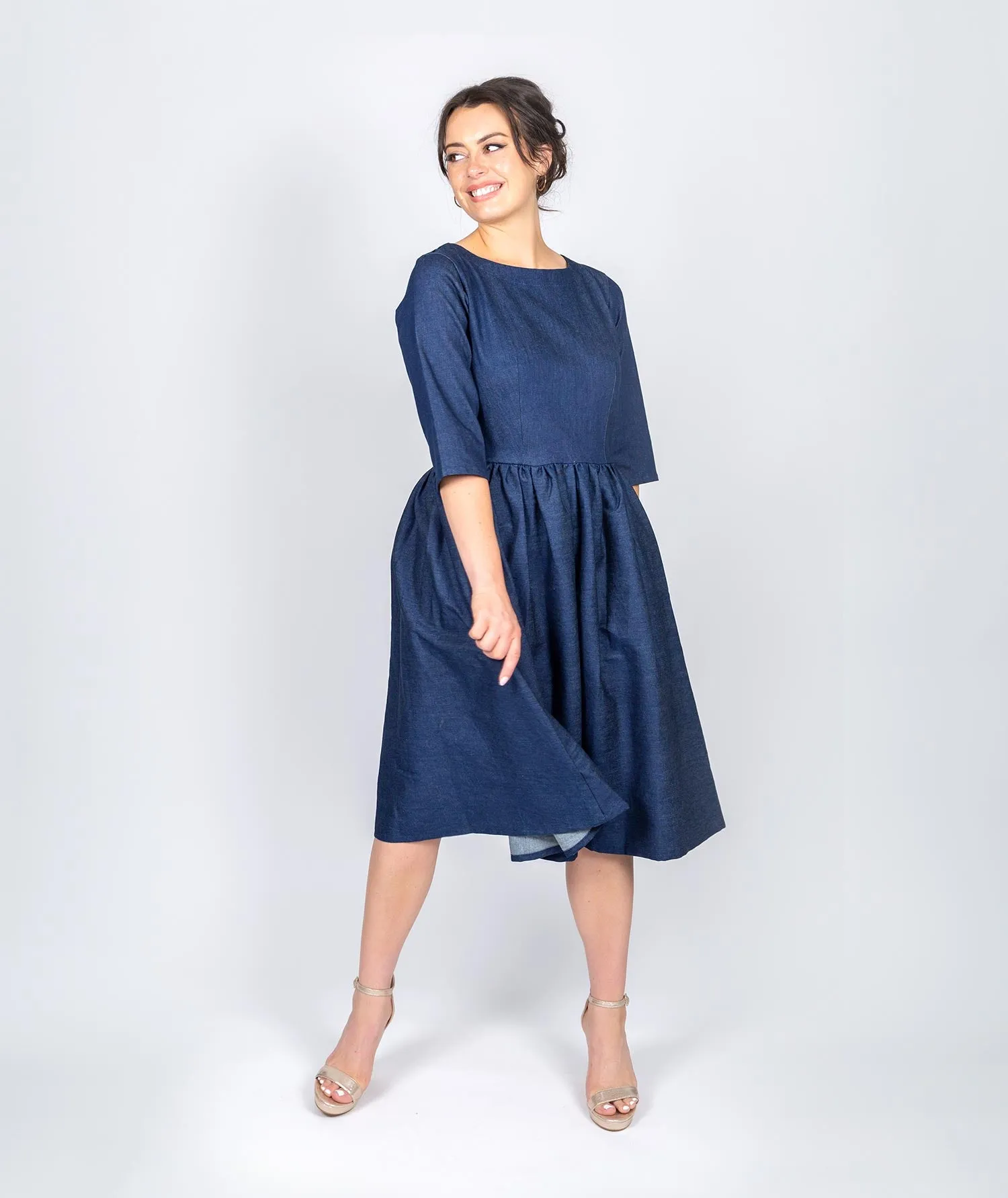Renew Dress - Raw Denim