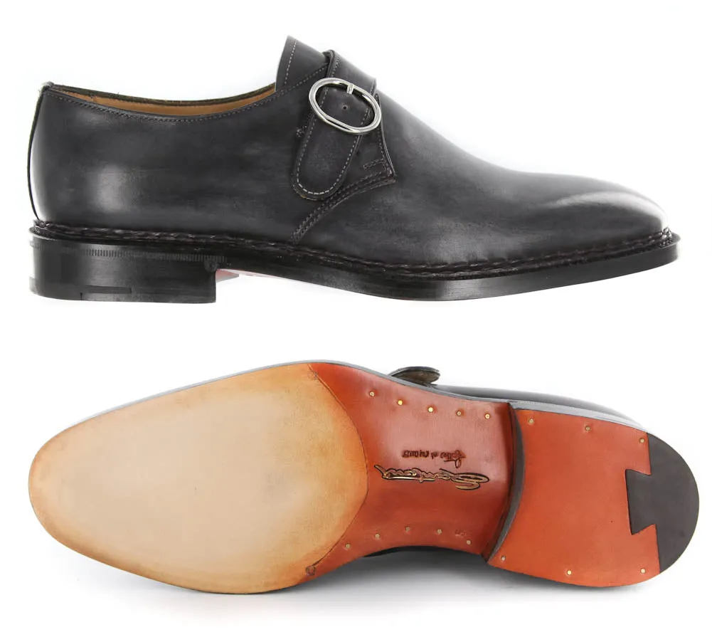 Santoni Gray Shoes - 7 D US / 5 F UK