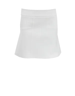 Seamed Tech Mini Skirt