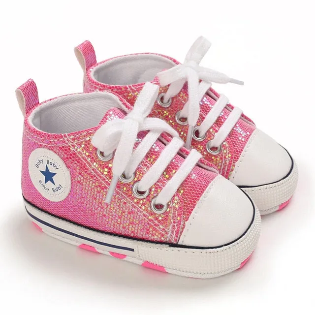 SHINEY CONVERSE INSPIRED KICKS