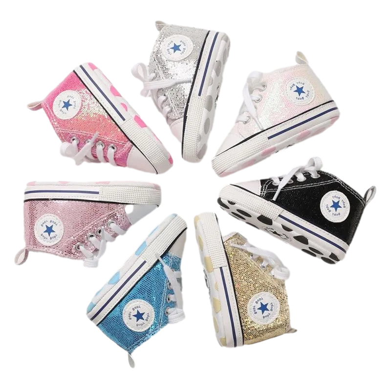 SHINEY CONVERSE INSPIRED KICKS