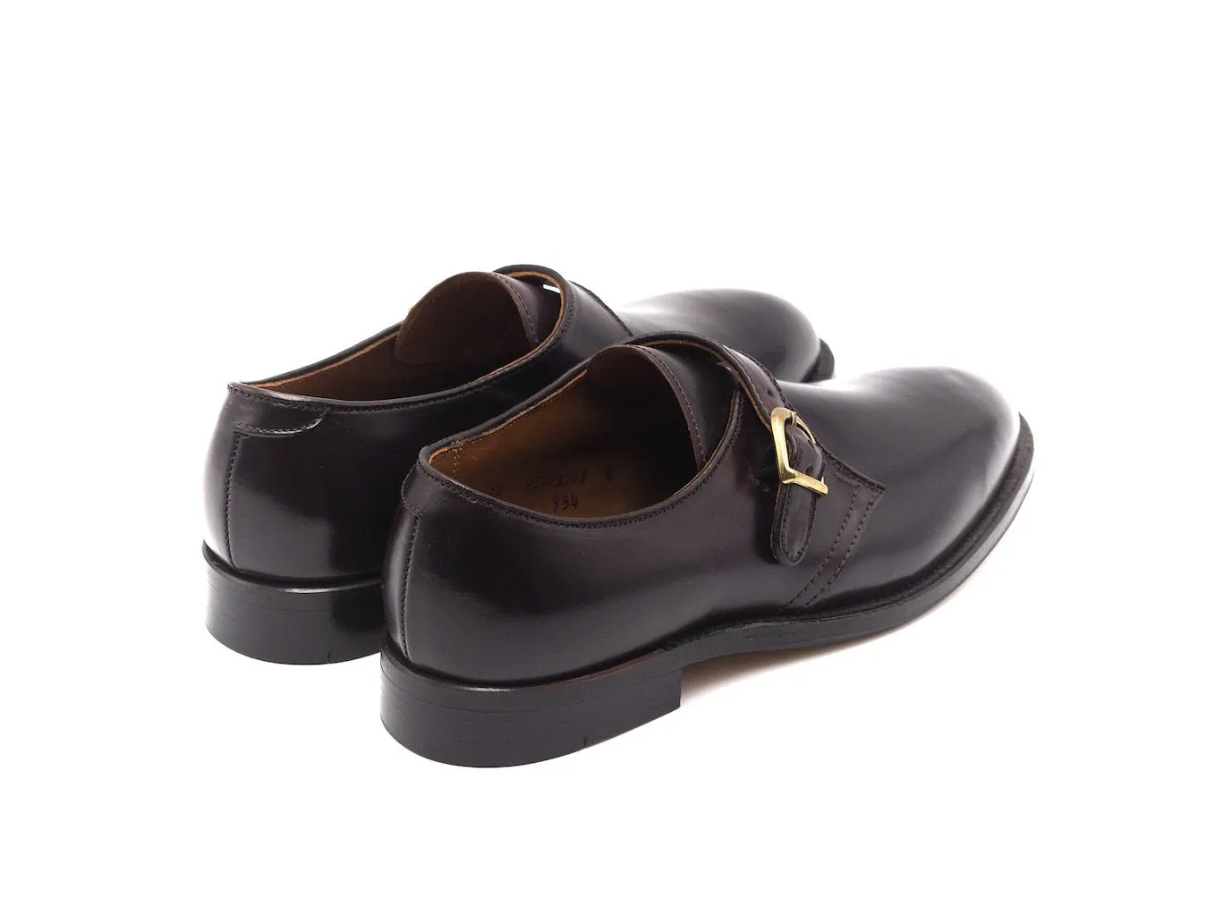 Single Monk Color 8 Shell Cordovan