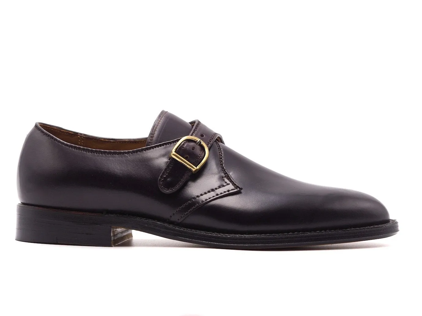 Single Monk Color 8 Shell Cordovan