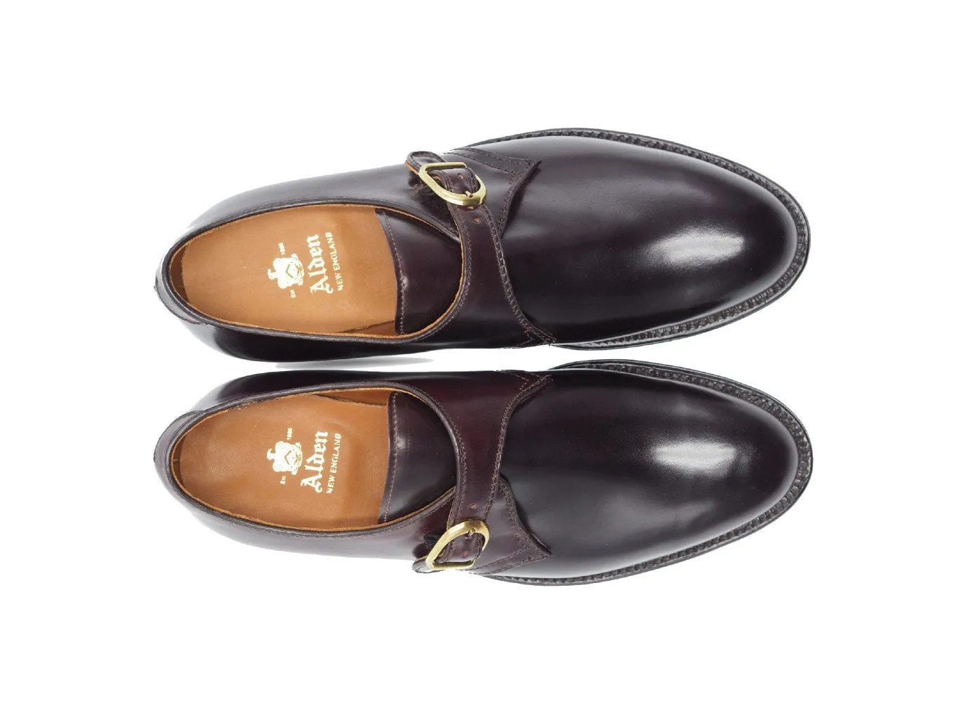 Single Monk Color 8 Shell Cordovan