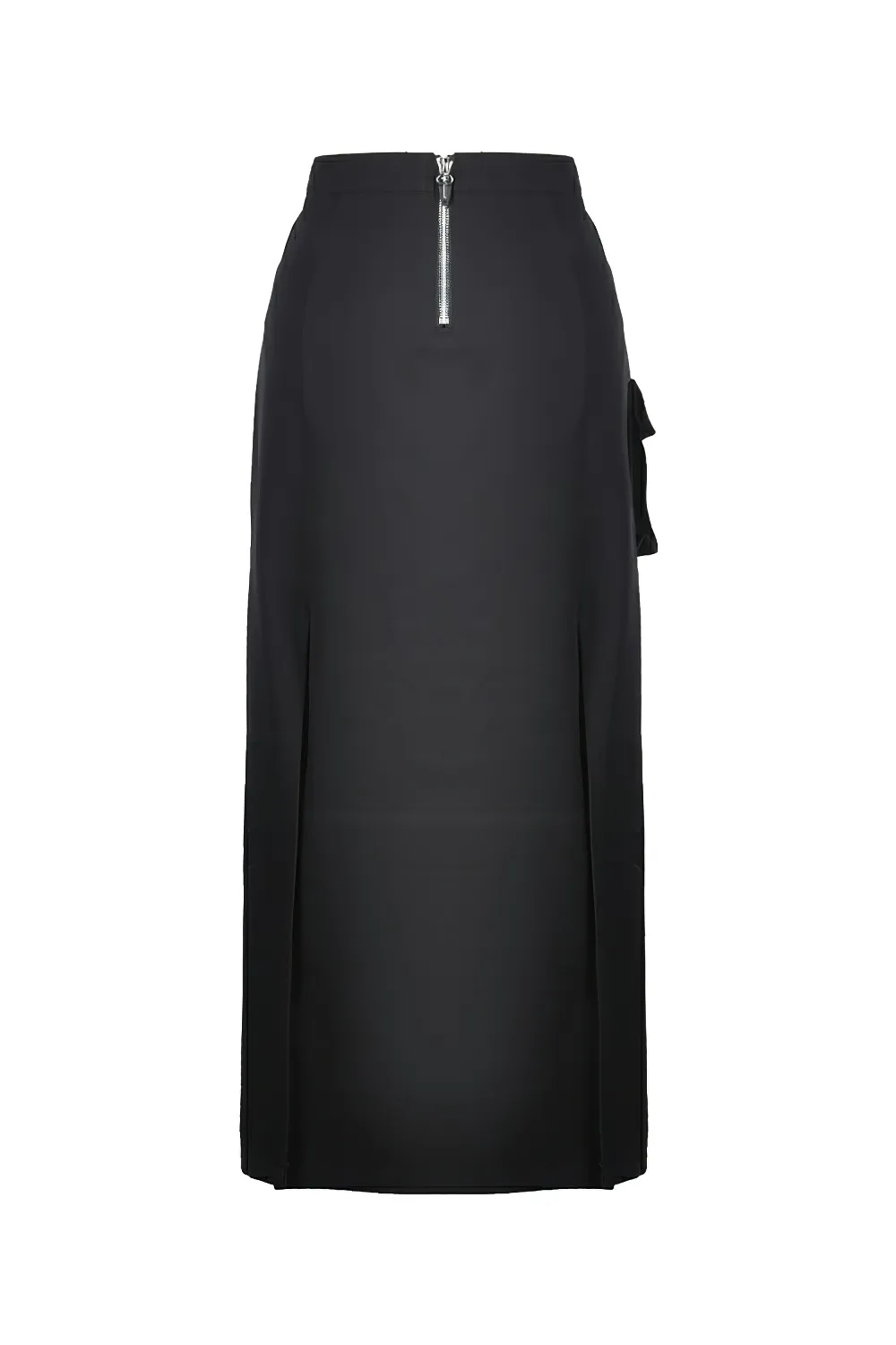 Stylish Gothic Lace-Up Metal Eyelet Skirt with Pockets