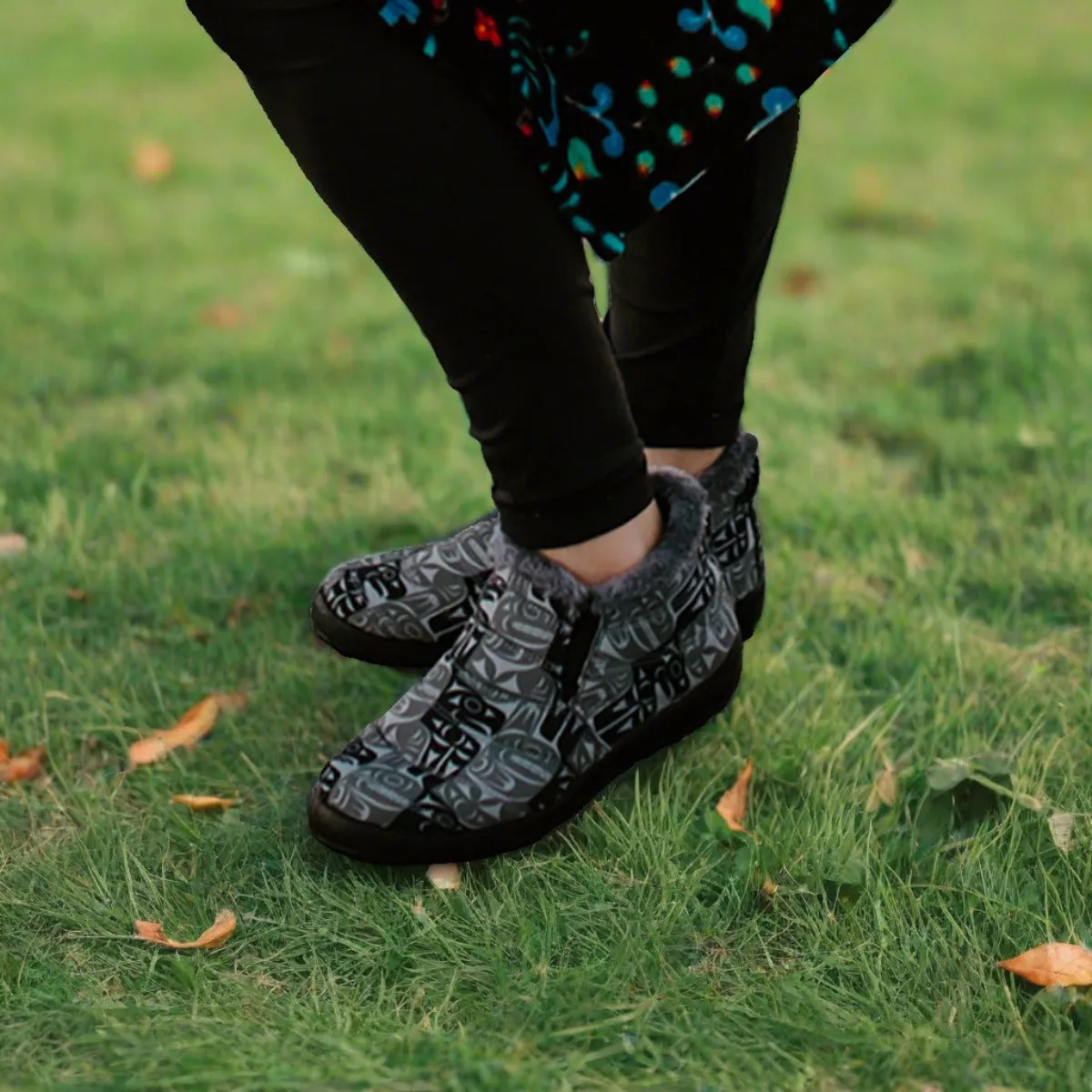 Thunderbird & Whale Slip Ons (Shoes)