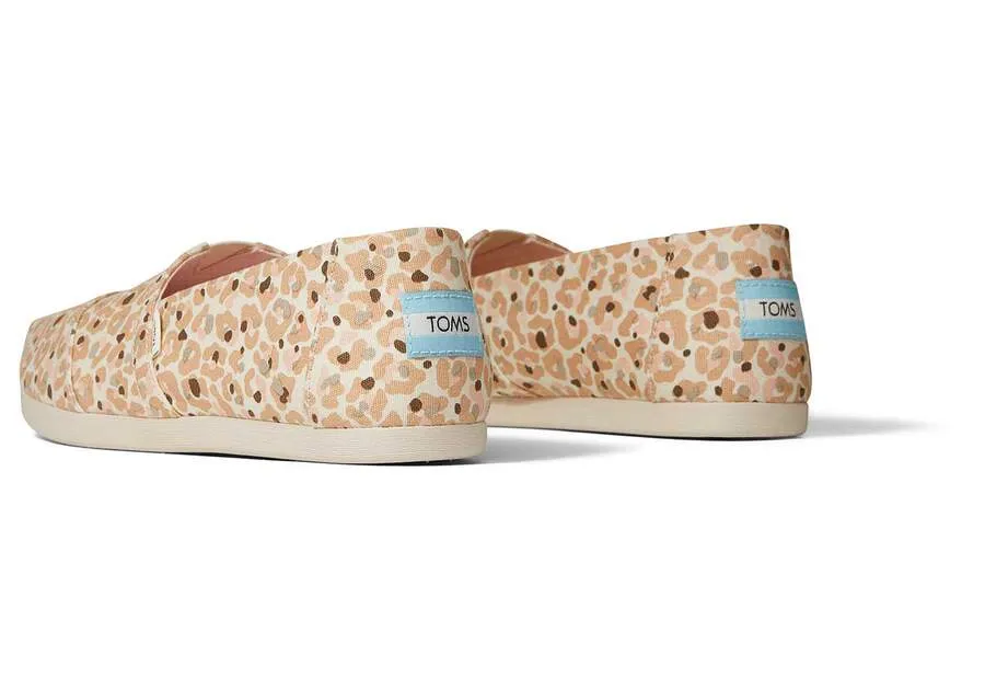 TOMS Womens Cheetah Alpargata Espadrille - Sunbleach