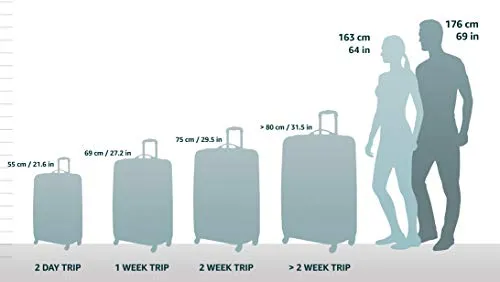 U.S Traveler Rio Two Piece Expandable Carry-on Luggage Set (14-Inch and 21-Inch)