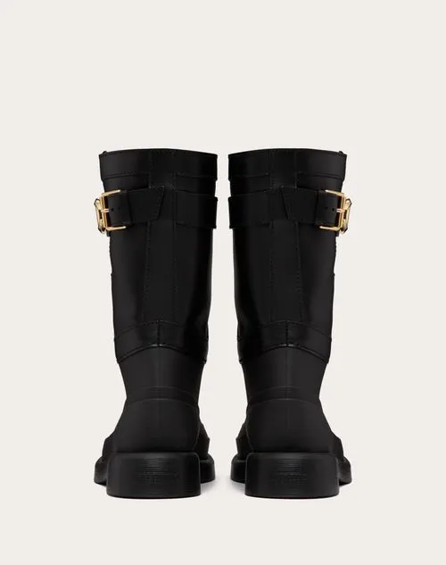VLOGO THE BOLD EDITION BOOT IN RUBBER AND CALFSKIN 35MM